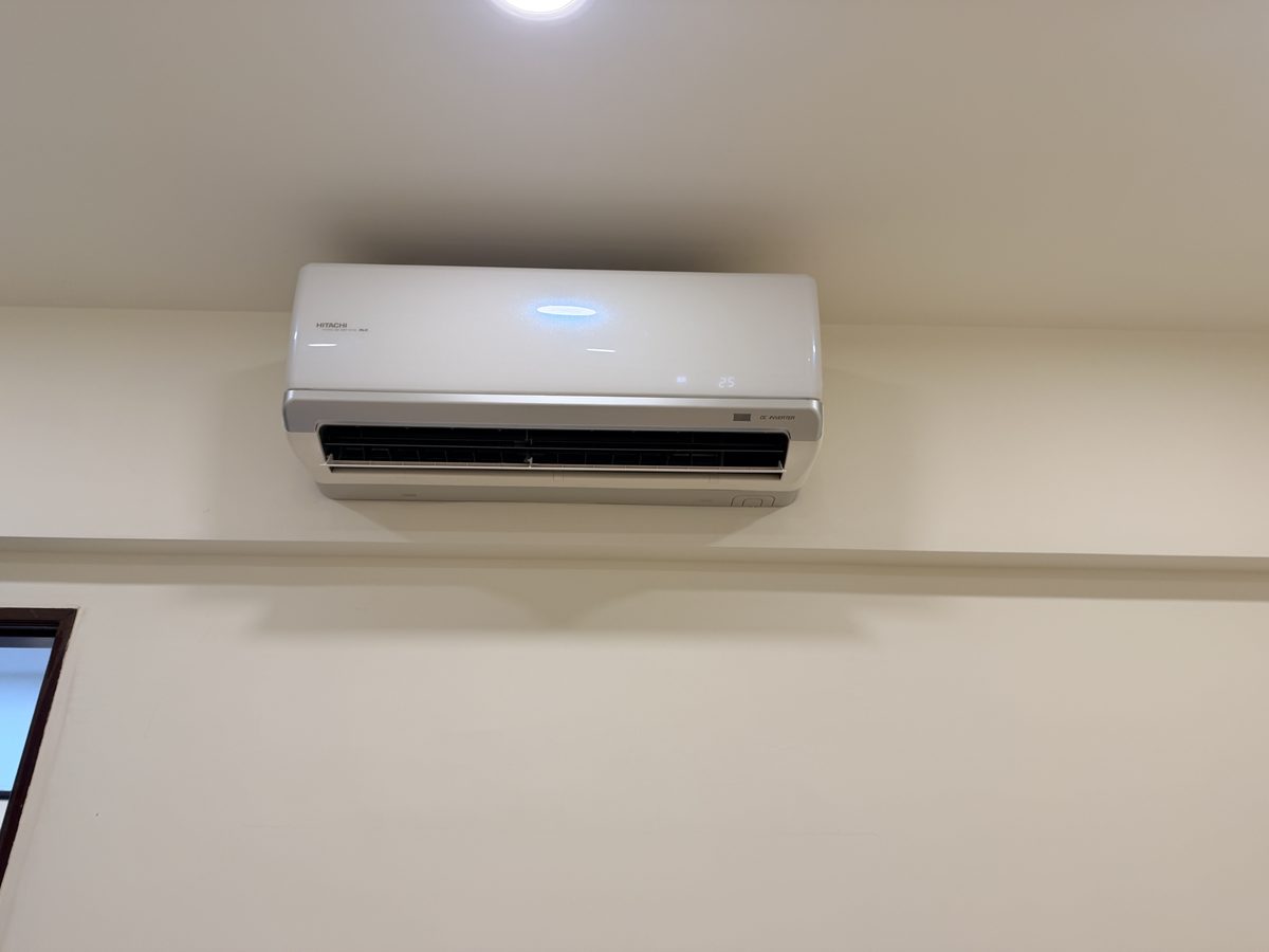 新北市鶯歌區退租後細清・冷氣室內機・清洗後裝回