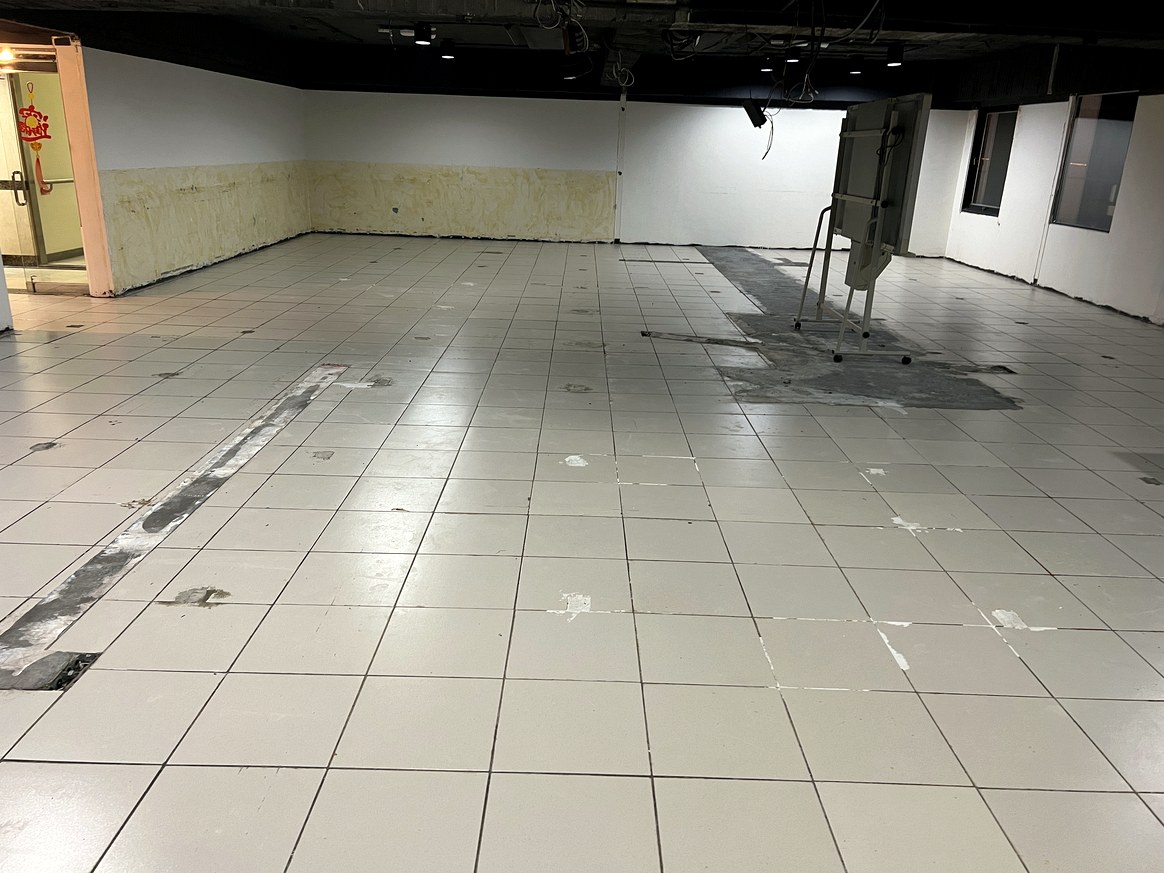 台北南昌路辦公室・除膠後地坪潔淨